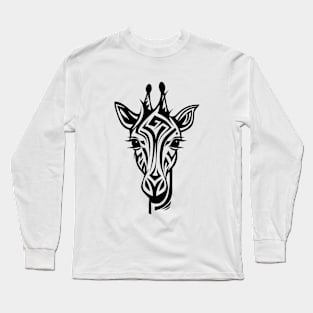 Giraffe Animal Freedom World Wildlife Wonder Vector Graphic Long Sleeve T-Shirt